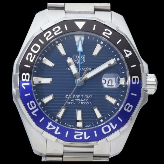 Pre owned Tag Heuer watch Aquaracer 300m Calibre 7 GMT