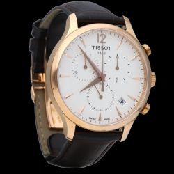 Tissot tradition chronograph hot sale rose gold