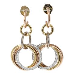 boucles d'oreilles cartier